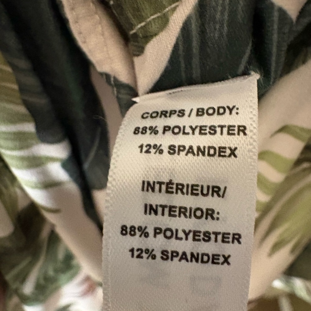 Freedom Trail by Kyodan strappy cross back floral tropical print dress -Sz: XL - Picture 6 of 7